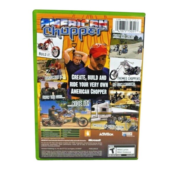 American Chopper Microsoft Xbox, 2004 Complete (Motorcycles) - Picture 4 of 4